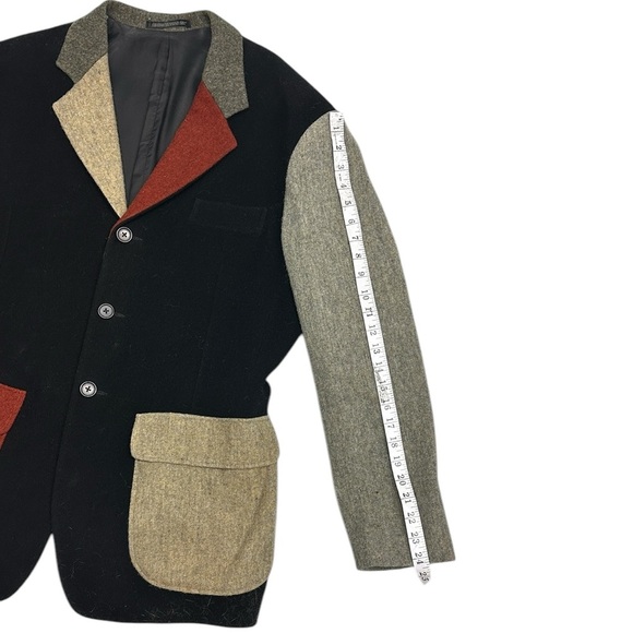Colorblock Wool Blazer - Picture 6 of 9